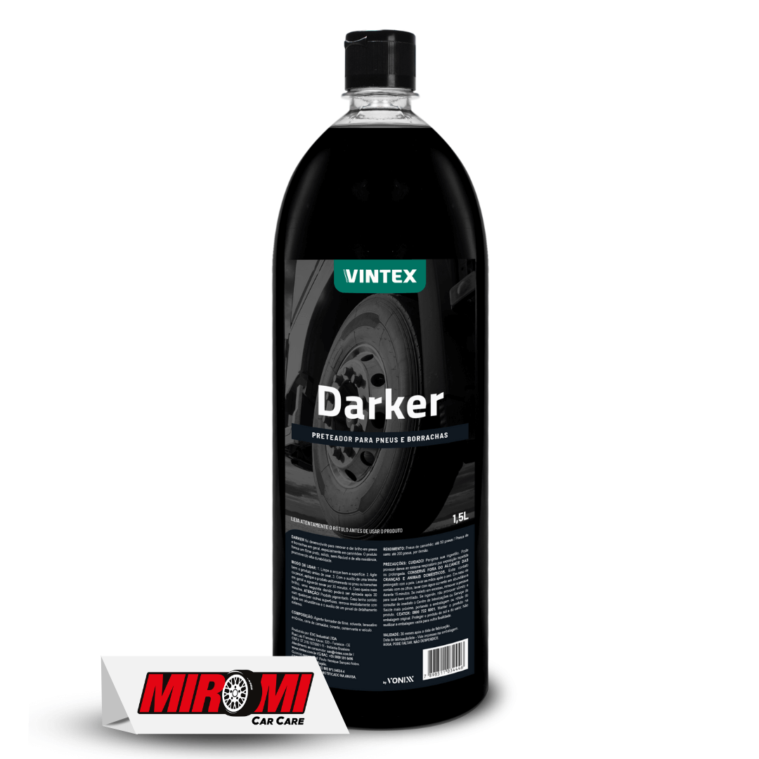Vintex Preteador para Pneus e Borrachas Darker (1,5 Lit