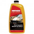 Mothers Shampoo & Cera Carnauba Wash & Wax 1:128, 05674 (Bombona 1,89 Litro)