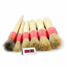 Kit de Pinceis para Detalhamento Automotivo (6 pincéis)