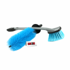 Kit Escovas para Limpeza de Rodas Detailer