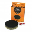 Escova Scrub Kers Macia Preta/Dourado para Politriz Rotativa ou Roto Orbital 5"