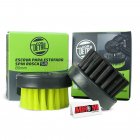 Kit de Escovas de Estofados Spin Agressiva Verde e Média Preta 80mm 3.2" For Detail (Rosca 5/8)