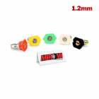 Kit de Bicos para Lavadora 4000 psi - Com 5 Bicos (1,2mm)