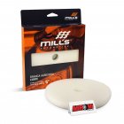 Boina de Espuma Mills Flat para Roto Orbital 6.5" Agressiva Branca