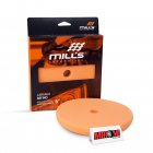 Boina de Espuma Mills Flat para Roto Orbital 6.5" Agressiva Suave Laranja