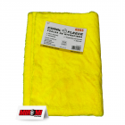 Kers Toalha de Microfibra Coral Fleece 40x60 450GSM Amarela Sem Bordas