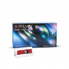 Supermax Luva Azul Escuro Nitrílica Sonic - Tamanho P 6 (Caixa 100 unidades)