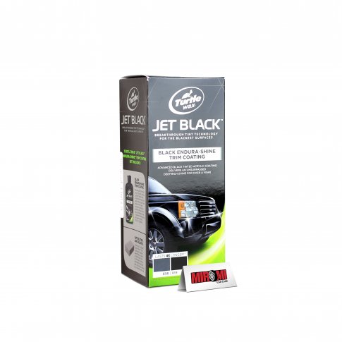 Turtle Wax Kit Restaurador de Plásticos Jet Black Endura-Shine Trim Coating T-128KT (3 itens) - LIQUIDAÇÃO