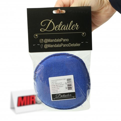 Detailer Aplicador de Microfibra Redondo com Encaixe para Dedos