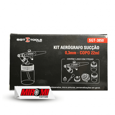 Sigma Tools Aerógrafo de Pintura de Sucção - SGT-3850 (0,3mm)