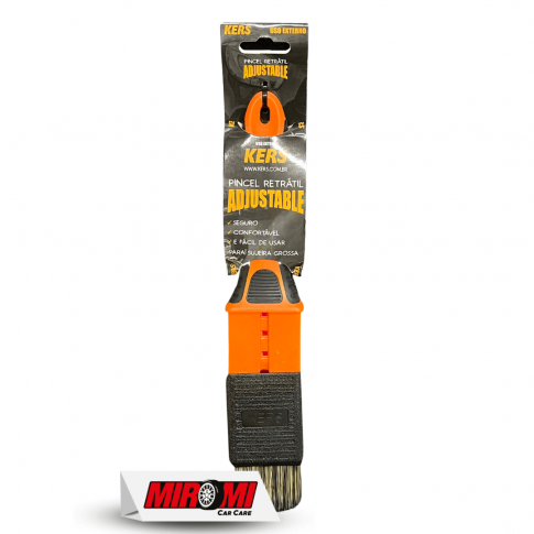 Kers Adjustable Pincel Retrátil para Detalhamento Externo (1 unidade)