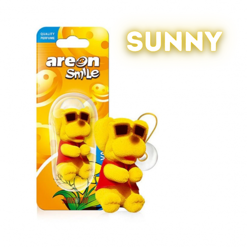 Aromatizante Areon Smile Toy Sunny - Vanilla (Baunilha)