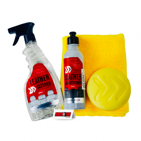 Kit Cuidados com o Couro Autoamerica - Limpeza e Hidrata&ccedil;&atilde;o