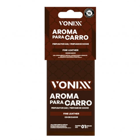 Aromatizante Folha Vonixx - Fine Leather (Couro Fino)