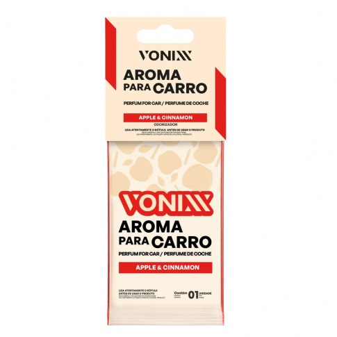 Aromatizante Folha Vonixx - Apple and Cinnamon (Ma&ccedil;&atilde; e Canela)