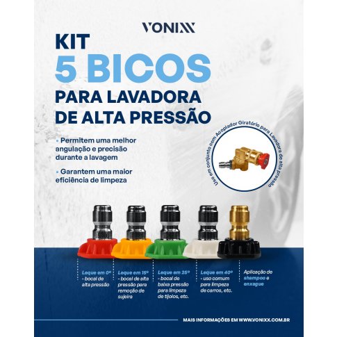 Kit de Higienização Interna Premium Vonixx Sistema VSC - 3 Litros (3  unidades)