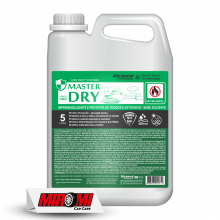 Alcance Impermeabilizante de Tecidos Master Dry com Solvente Não Inflamável (Bombona 5 Litros)