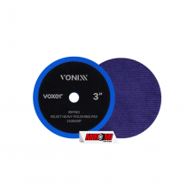 Boina de Veludo Azul Vonixx Voxer 3" - Refino na Remoção de Casca de Laranja