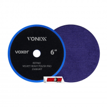 Boina de Veludo Azul Vonixx Voxer 6" - Refino na Remoção de Casca de Laranja
