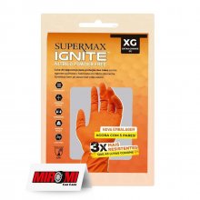 Supermax Luva Nitrílica Ignite Laranja -