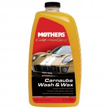Mothers Shampoo & Cera Carnauba Wash & Wax 1:128, 05674 (Bombona 1,89 Litro)