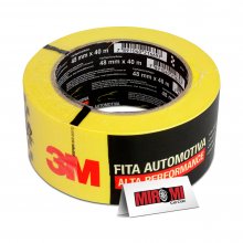 Fita Crepe 3M Amarela Alta Performance (48mm x 40 metros)