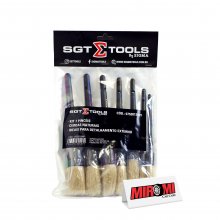 Kit de Pincéis Sigma Tools para Limpeza Detalhada Externa (7 unidades)