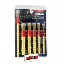 Kit de Pincéis Roma para Limpeza Detalhada (6 unidades) - Com embalagem***
