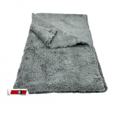 Pano de Microfibra Premium Detailer Corte a Laser Cinza 380gr/m² (40x60cm)