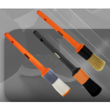 Kit de Pincéis Kers com Borda Plástica para Limpeza Detalhada (3 unidades)