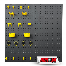 Detailer Painel Organizador de Ferramentas 90 X 45cm - Black Plate