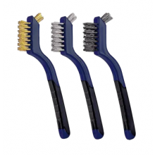 Kit Escova Aço Latão Nylon Vonixx (3 Unidades)
