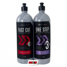 Kit Compostos Polidores Autoamerica: Fast Cut + One Step (1kg)
