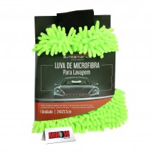 Luva de Microfibra Autoamerica Chenille c/ Tentáculos e Removedor de Insetos