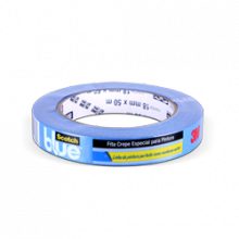 Fita Crepe 3M 24mm x 50m Azul Blue Tape, 2090-EP