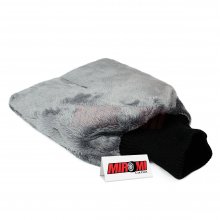 Kers Luva Purestar para Limpeza e Lavagem Wash Mitt Cinza Super Macia (1 unidade)